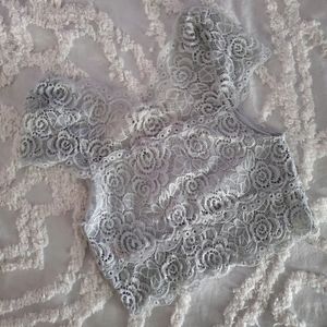 NWOT Intimately FP Lace Capsleeve Bralette, XS